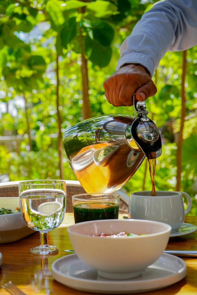 Chaya terrace, breakfast