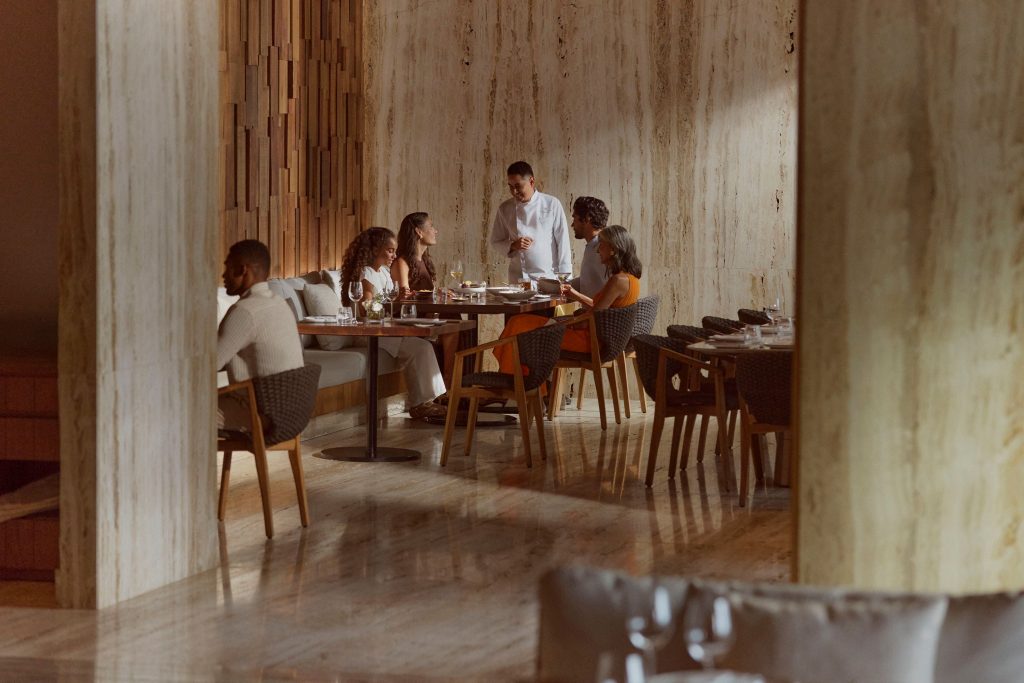 Malpeque Family dining experience. Waldorf Astoria Riviera Maya