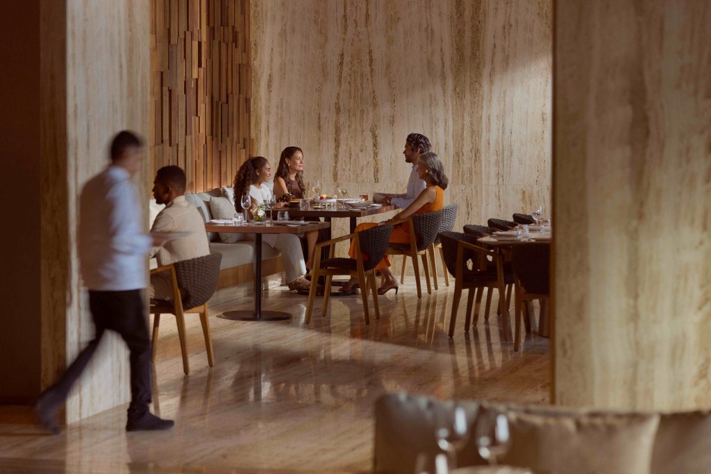 Waldorf Astoria Riviera Maya Restaurant, family friendly resort. Malpeque.