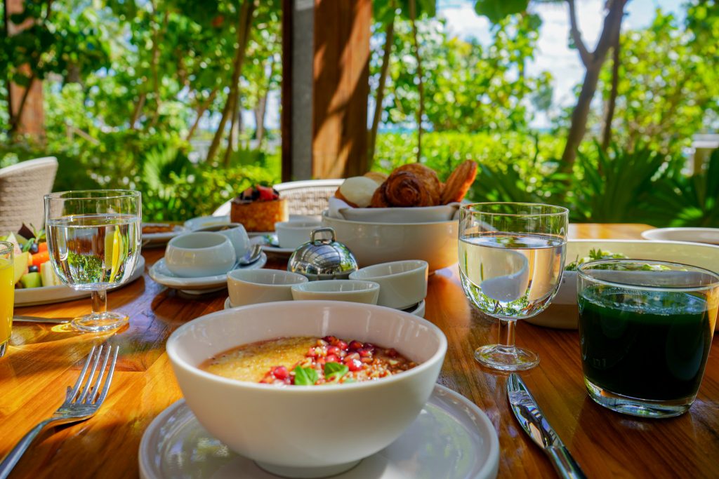 Chaya terrace, breakfast