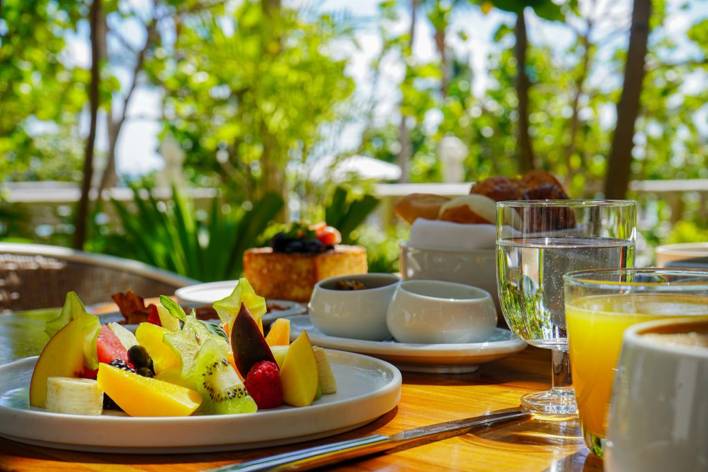 Chaya terrace, breakfast