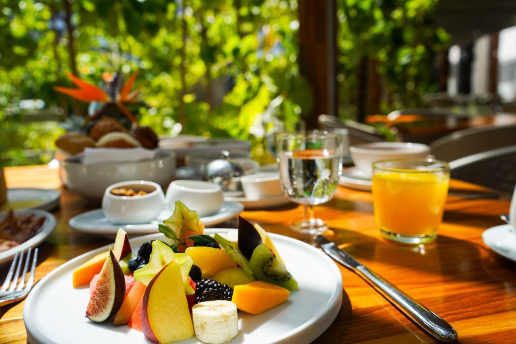 Chaya terrace, breakfast